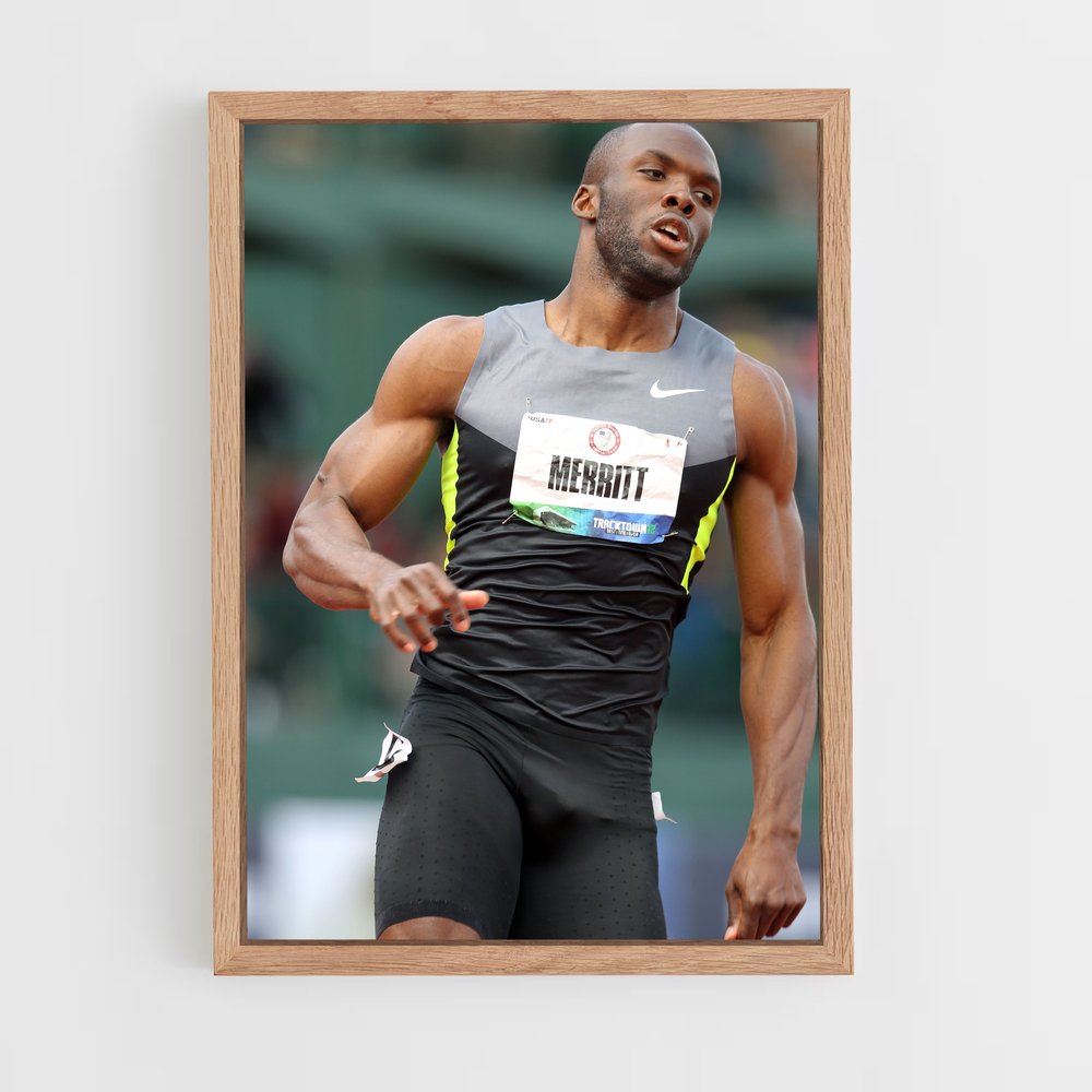 Poster Lashawn merritt – affiche Athlétisme (vue 4)